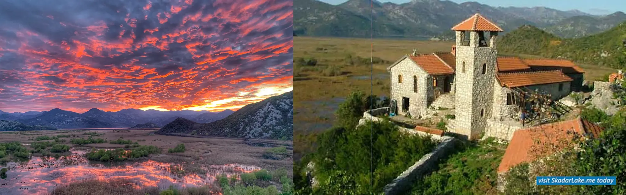 Monastery Kom on Skadar Lake